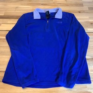 The North Face Women’s Quarter-Zip Fleece Pullover - Size L